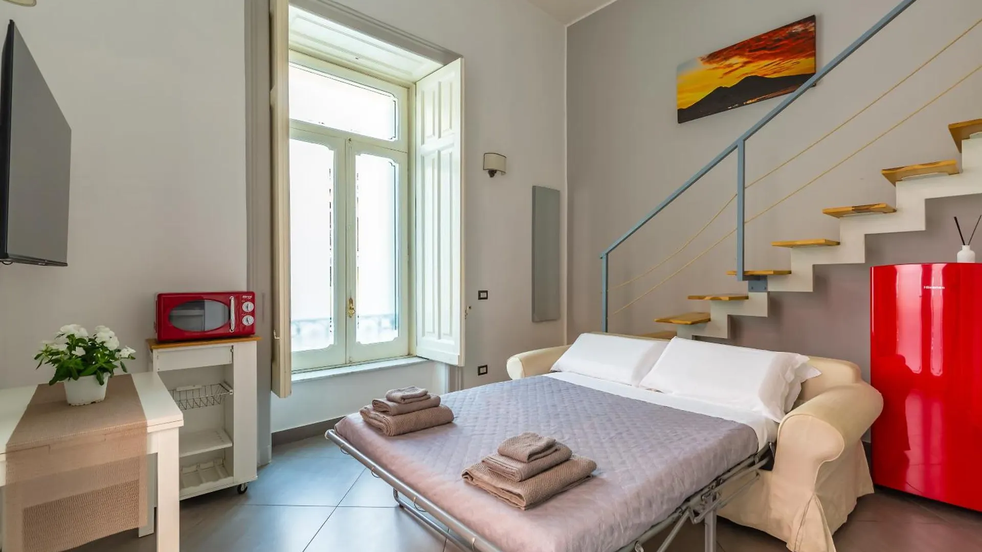 דירות נאפולי Duplex Indipendente Vicino Al Lungomare Caracciolo